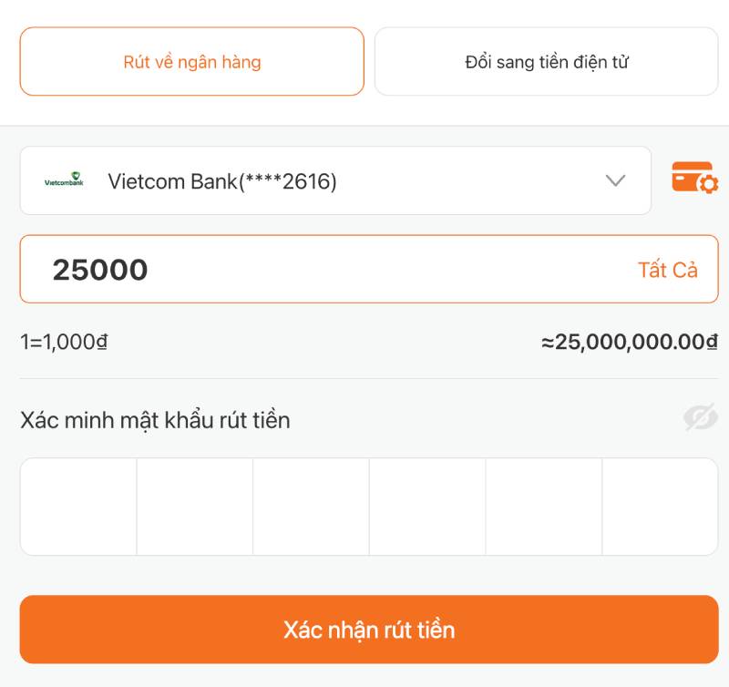 Hướng Dẫn Rút Tiền 28bet Chi Tiết, Nhanh Gọn Về Ngay 1 Phút 5 Bước 4: Nhập số tiền muốn rút