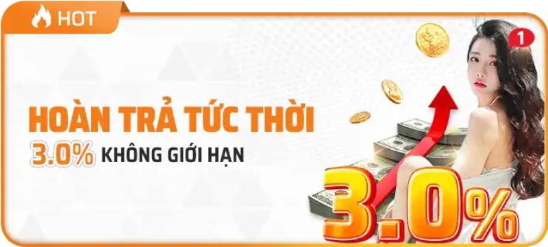 Ưu đãi hoàn trả – Hoàn tiền cược dù thắng hay thua